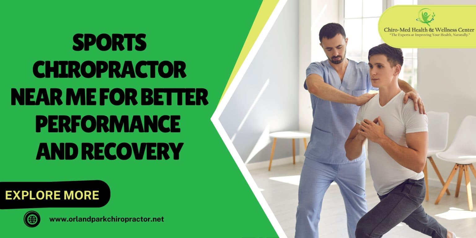 Sports chiropractor near me for better performance and recovery