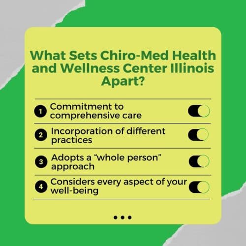what sets chiro med health and wellness center illinois apart