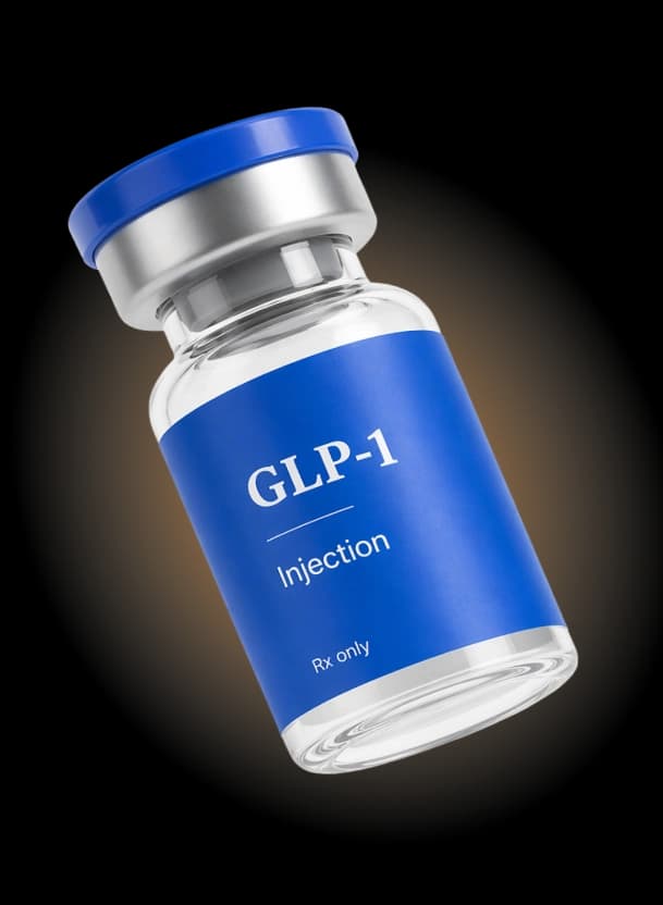 Compounded GLP-1 / GIP injection vial, prescription only